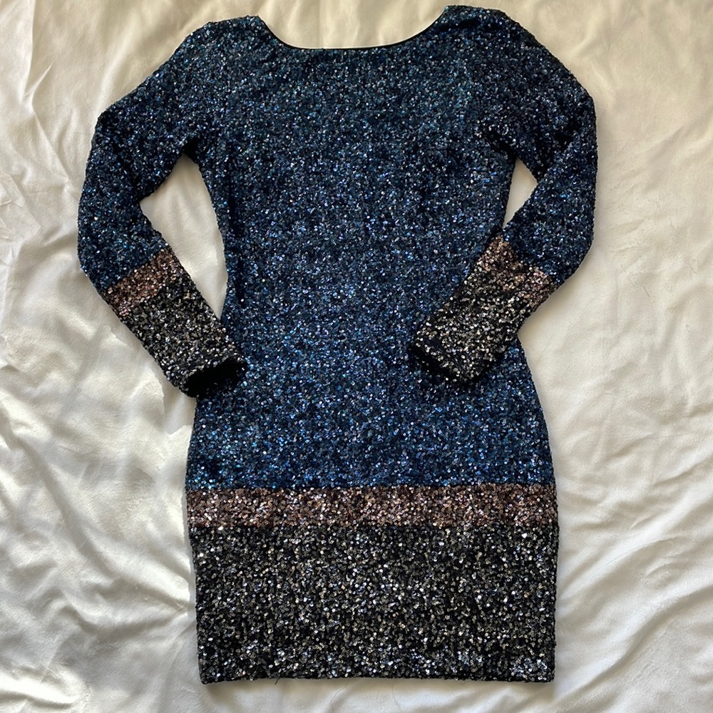 Dress the Population Sequin Dress Made in USA!